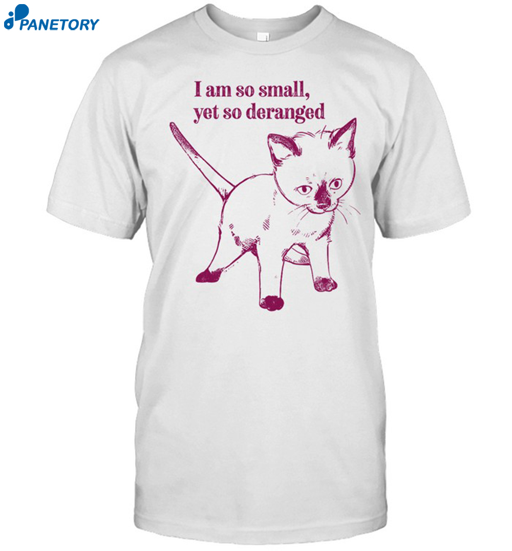 Catwheezie I Am So Small Yet So Deranged Shirt 8 Catwheezie I Am So Small Yet So Deranged Shirt
