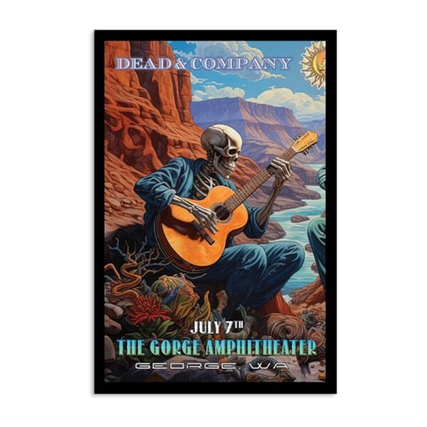 Dead & Company Gorge Amphitheatre George Washington July 7 2023 Poster