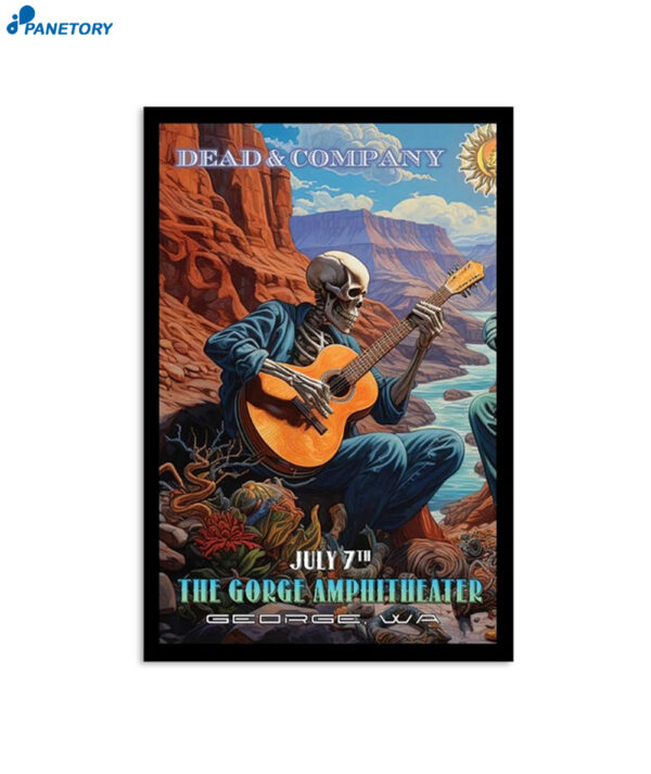 Dead & Company Gorge Amphitheatre George Washington July 7 2023 Poster