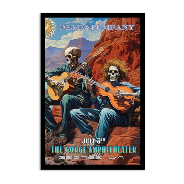 Dead & Company The Amphitheatre George Washington July 8 2023 Poster