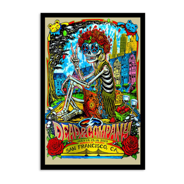 Dead & Company The Final Tour Oracle Park San Francisco July 14 2023 Poster
