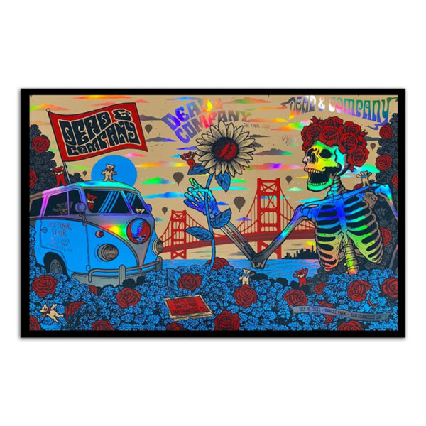 Dead & Company The Final Tour Summer 2023 San Francisco Poster