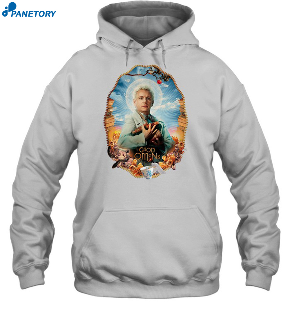 Good Omens Aziraphale Tea Cup T-shirt 7 Good Omens Aziraphale Tea Cup T-shirt 2
