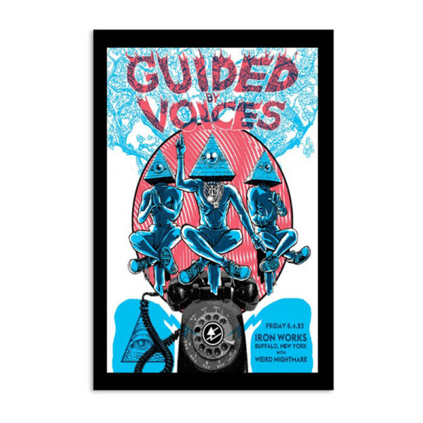 Guided By Voices Buffalo August 4 2023 Poster