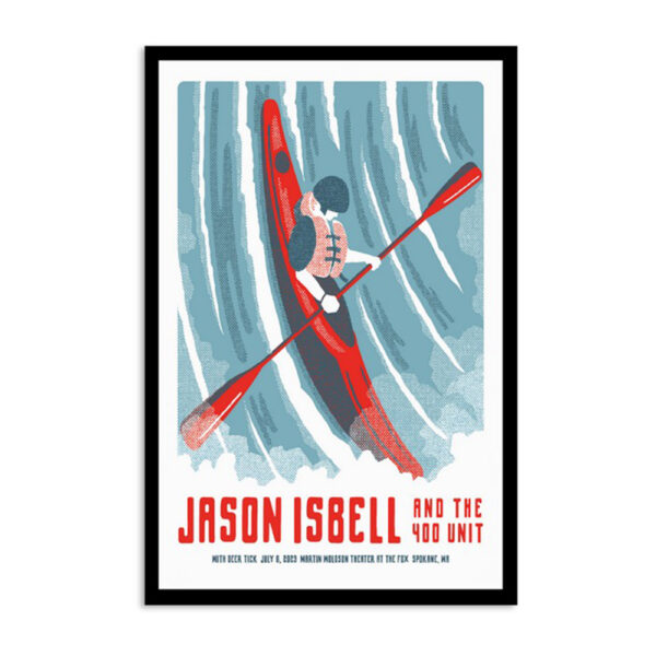 Jason Isbell And The 400 Unit Spokane 2023 Poster