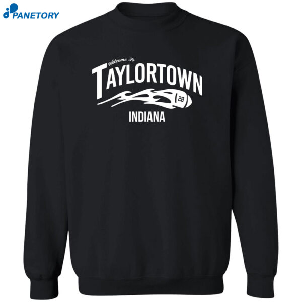 Jonathan Taylor Welcome To Taylortown Indiana Shirt