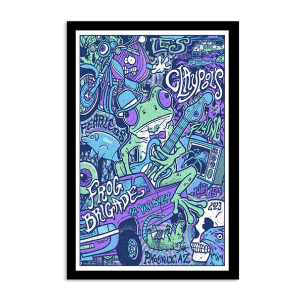 Les Claypool's Fearless Flying Frog Brigade The Van Buren Phoenix July 15 2023 Poster