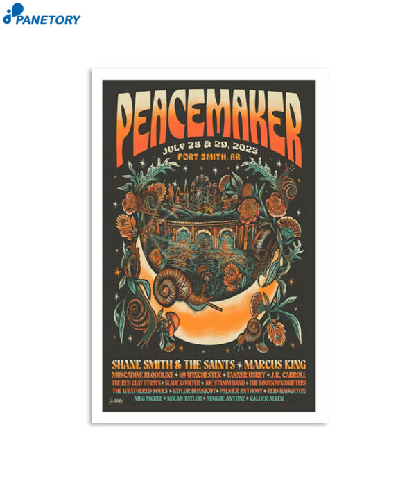 Peacemaker Festival Fort Smith July 28 2023 Poster