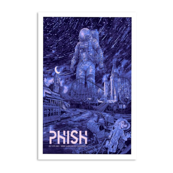 Phish Huntsville The Orion Amphitheater July 12 2023 Poster