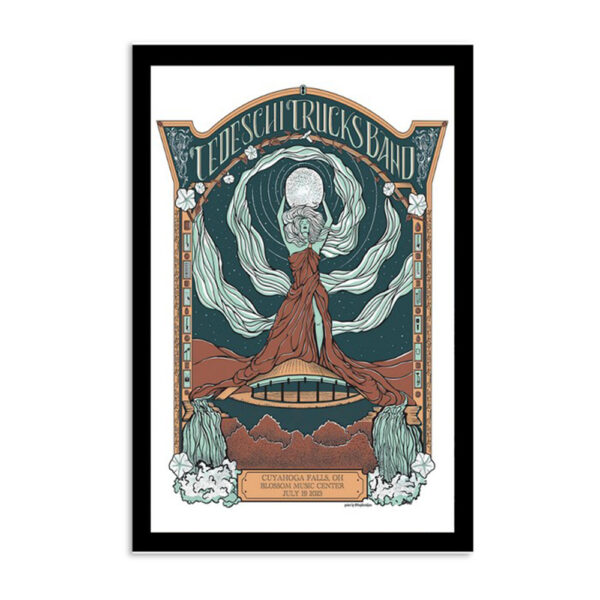 Tedeschi Trucks Band Cuyahoga Falls Oh 7 19 23 Poster