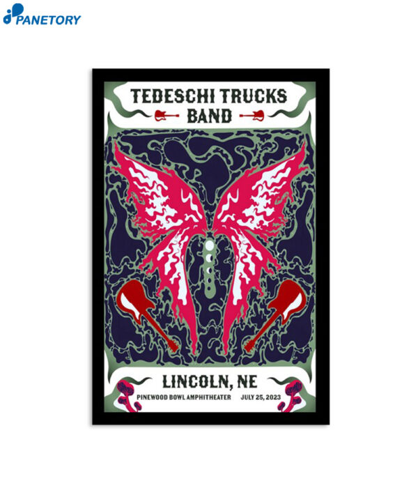Tedeschi Trucks Band Pinewood Bowl Lincoln July 25 2023 Poster