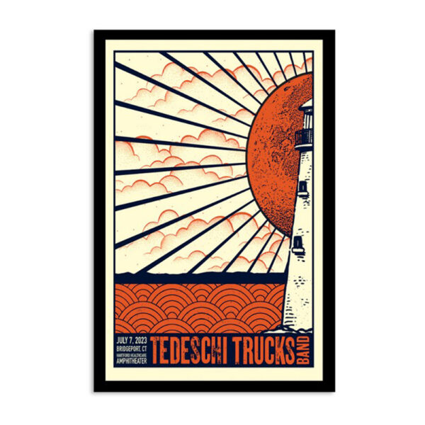 Tedeschi Trucks Band Tour Bridgeport July 7 2023 Poster