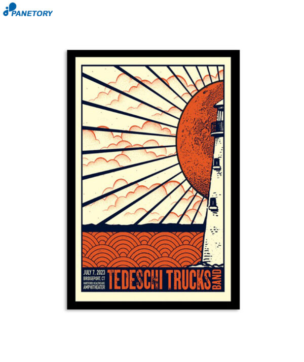 Tedeschi Trucks Band Tour Bridgeport July 7 2023 Poster