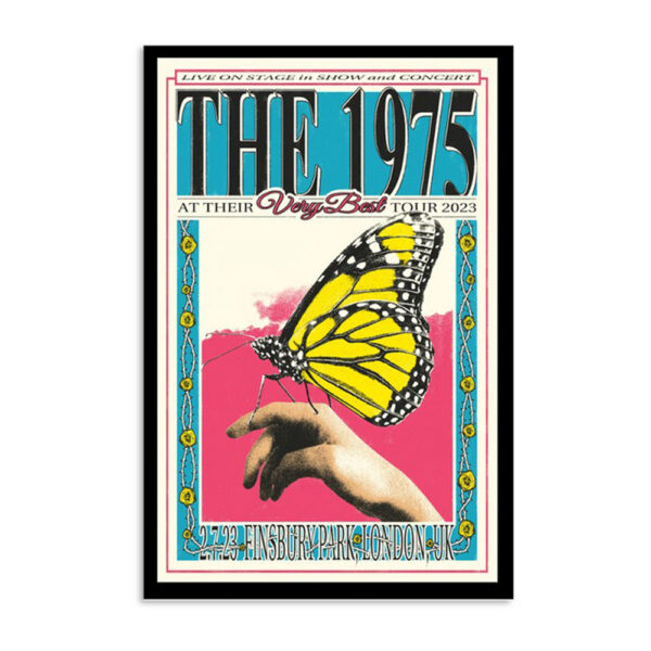 The 1975 Poster London Uk July 2 2023 Poster