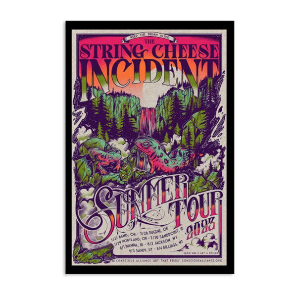 The String Cheese Incident Summer Tour 2023 Poster