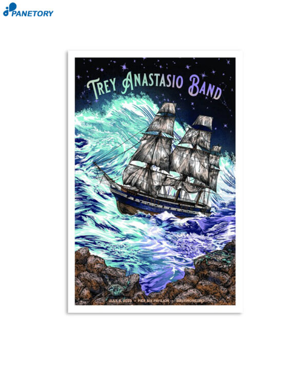 Trey Anastasio Band Event Baltimore 2023 Tour Poster