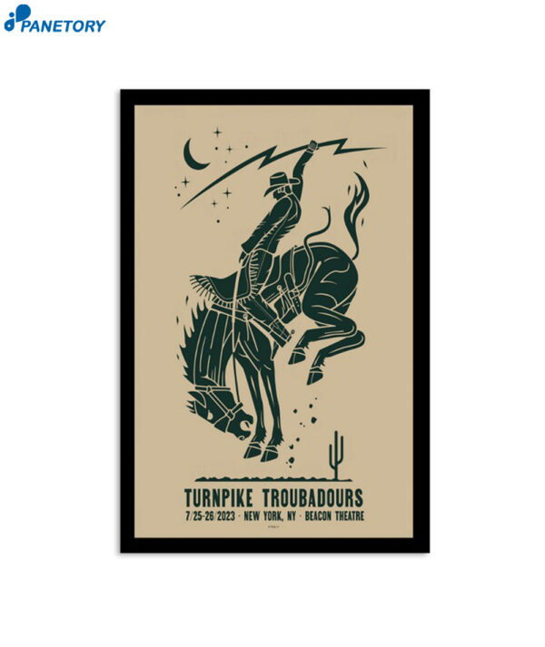 Turnpike Troubadours Event New York 2023 Poster