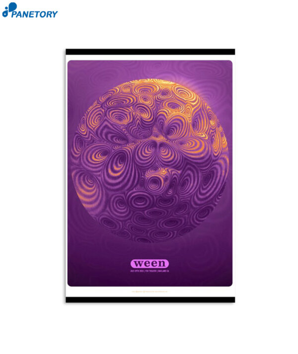 Ween Fox Theater Oakland Ca July 29 Poster