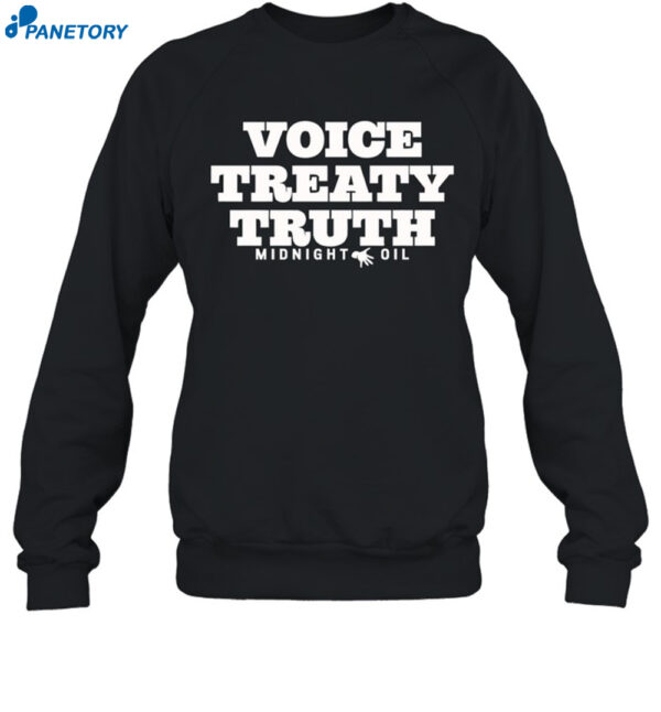 Anthony Albanese Voice Treaty Truth Midnight Oil Shirt