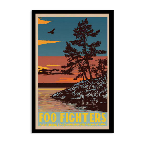 2023 Foo Fighters Event Tour Stateline Nv Poster