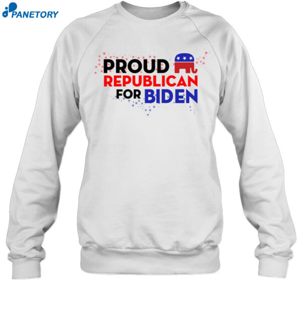 Alex Cole Proud Republican For Biden Shirt