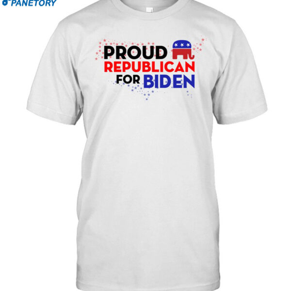 Alex Cole Proud Republican For Biden Shirt