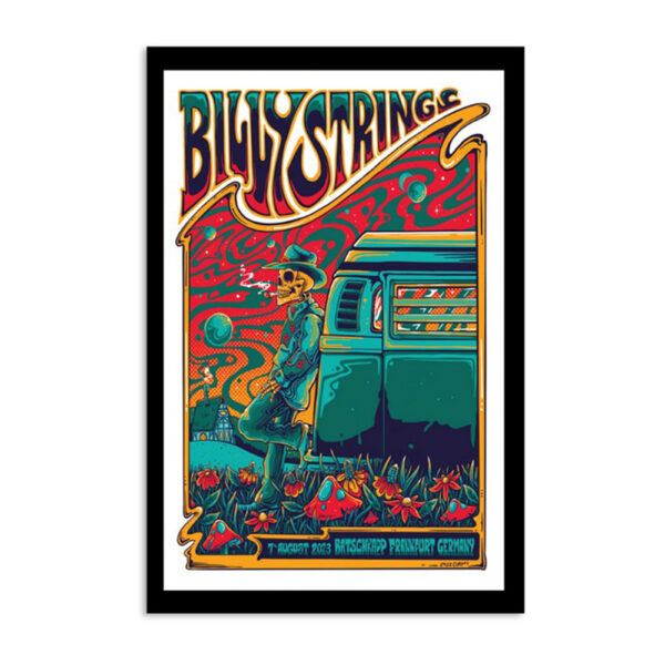 Billy Strings Batschkapp Frankfurt Germany August 07 2023 Poster