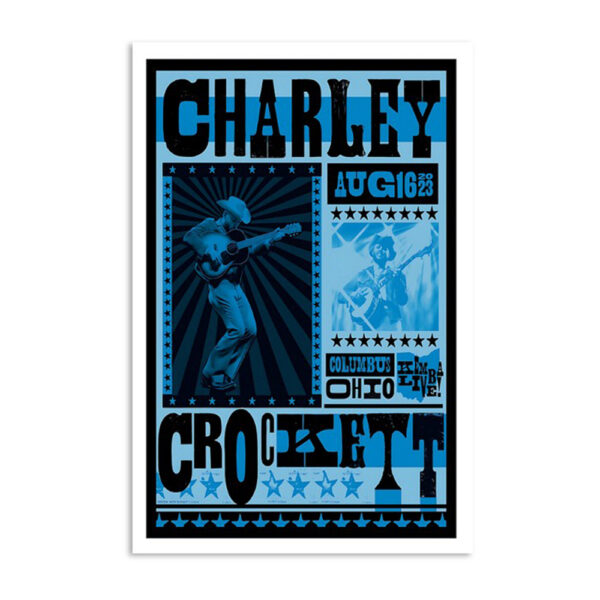 Charley Crockett Kemba Live Columbus Theater Aug 16 2023 Poster