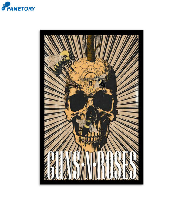 Guns N' Roses Spectrum Center Charlotte Nc August 29 2023 Poster