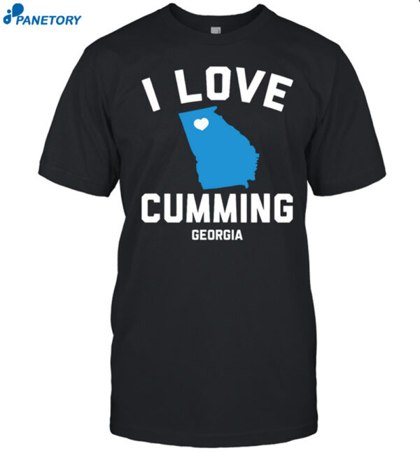 I Love Cumming Georgia Shirt