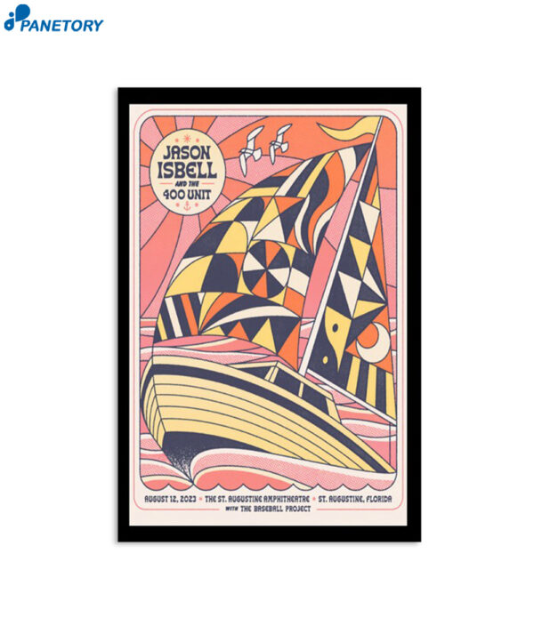 Jason Isbell And The 400 Unit 2023 St Augustine Fl Poster