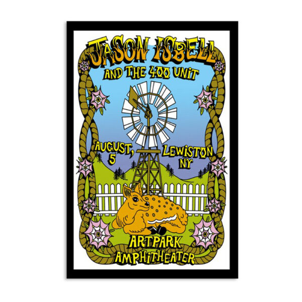 Jason Isbell And The 400 Unit Tour Lewiston Ny 2023 Poster