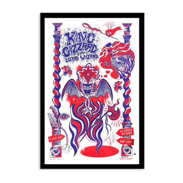 King Gizzard & The Lizard Wizard Shows La Route Du Rock 2023 Poster