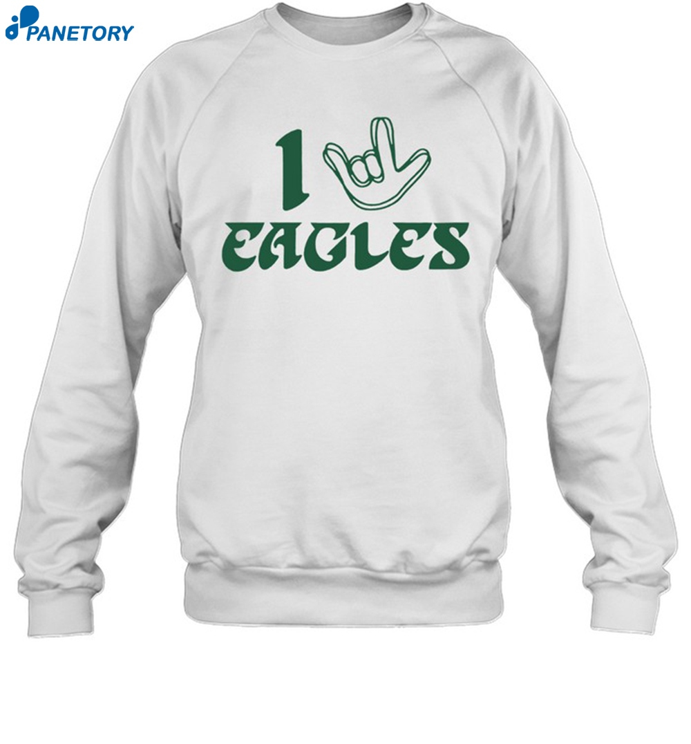 Love Sign X Philadelphia Eagles Shirt 6 Love Sign X Philadelphia Eagles Shirt 1