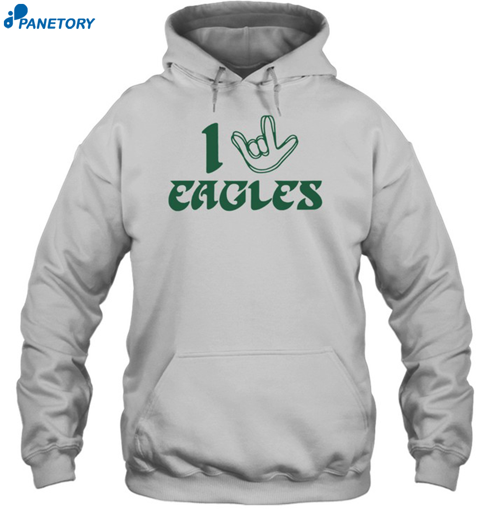 Love Sign X Philadelphia Eagles Shirt 7 Love Sign X Philadelphia Eagles Shirt 2