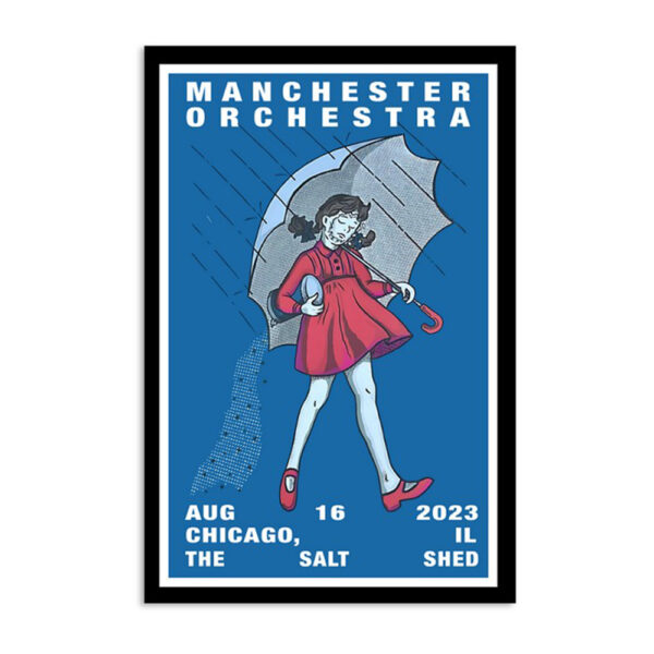 Manchester Orchestra The Salt Shed Chicago Il Aug 16 2023 Poster