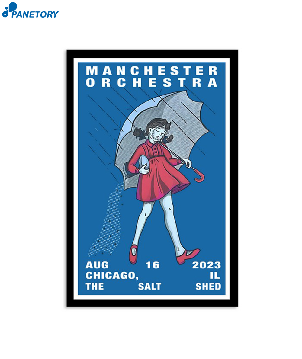 Manchester Orchestra The Salt Shed Chicago Il Aug 16 2023 Poster