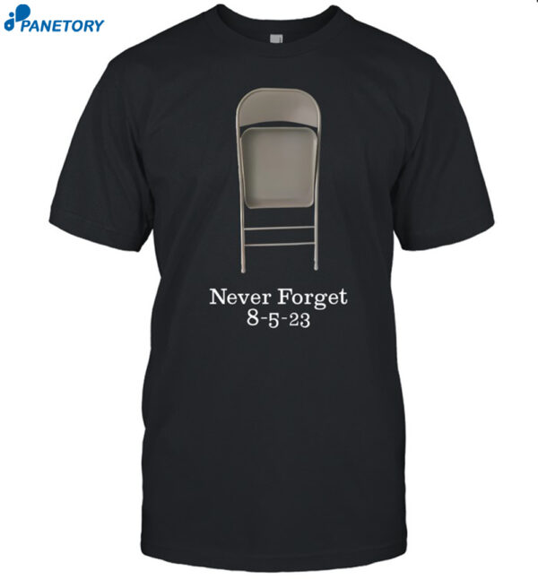 Montgomery Alabama High Chair Never Forget 8 5 23 Shirt