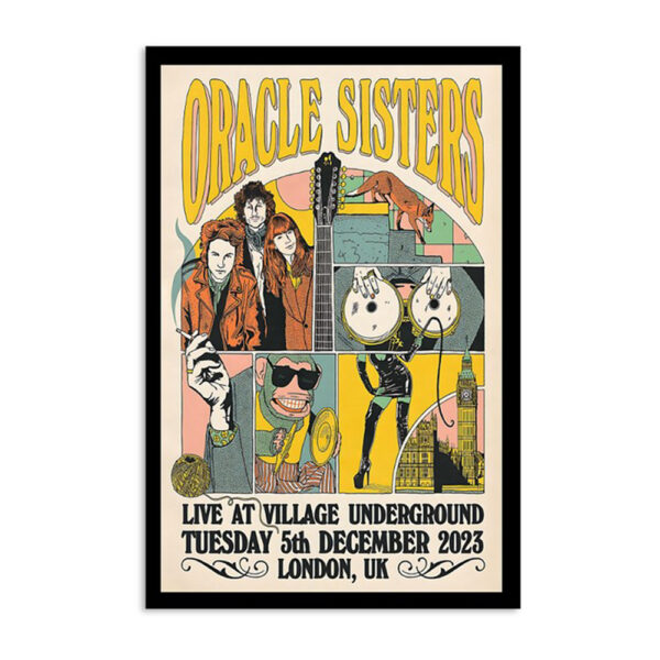 Oracle Sisters London Uk December 5th 2023 Poster