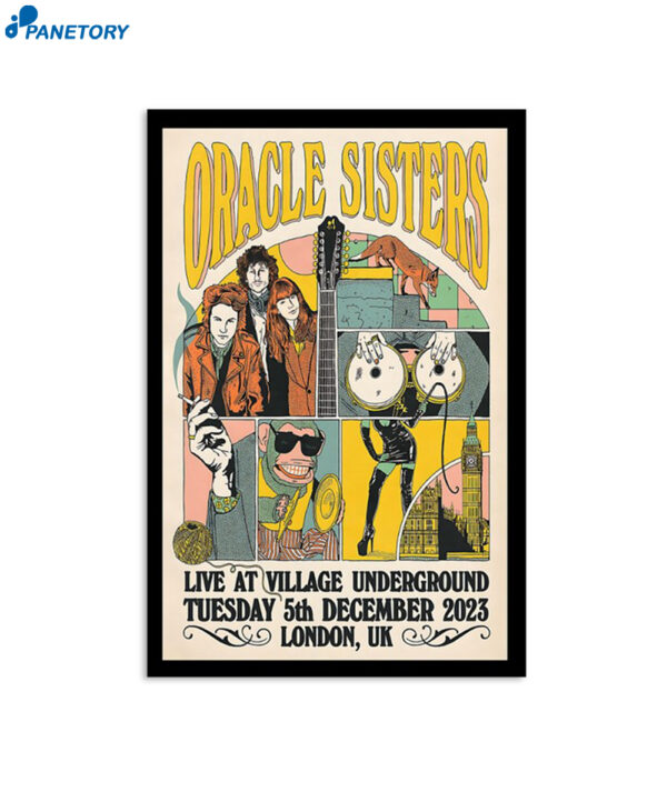Oracle Sisters London Uk December 5Th 2023 Poster