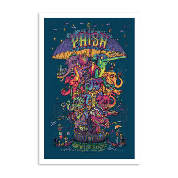 Phish Madison Square Garden New York 2023 Poster