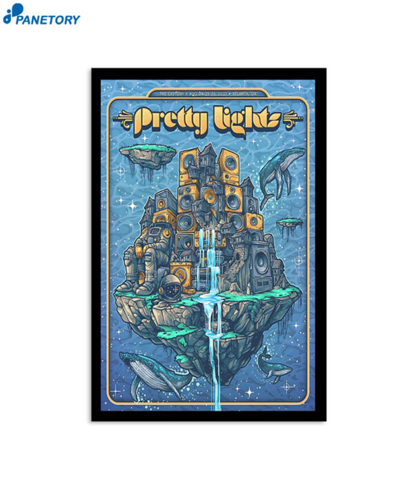 Pretty Lights At The Eastern In Atlanta Ga August 2023 Poster