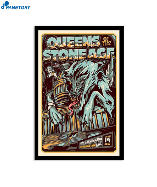 Queens Of The Stone Age The Anthem Washington Dc August 14 2023 Poster