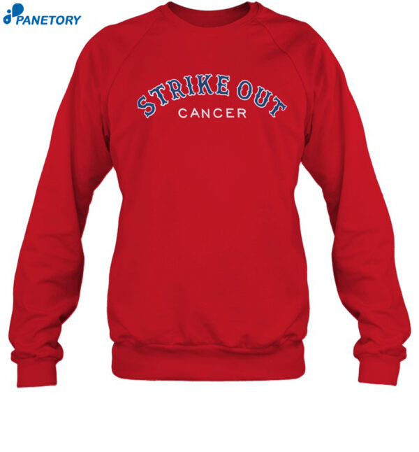 Red Sox Baseball Strike Out Cancer Shirt