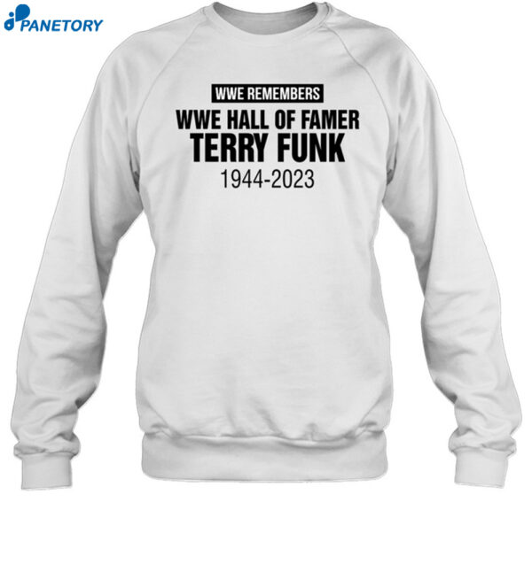 Rip The Legendary Terry Funk 1944-2023 Shirt