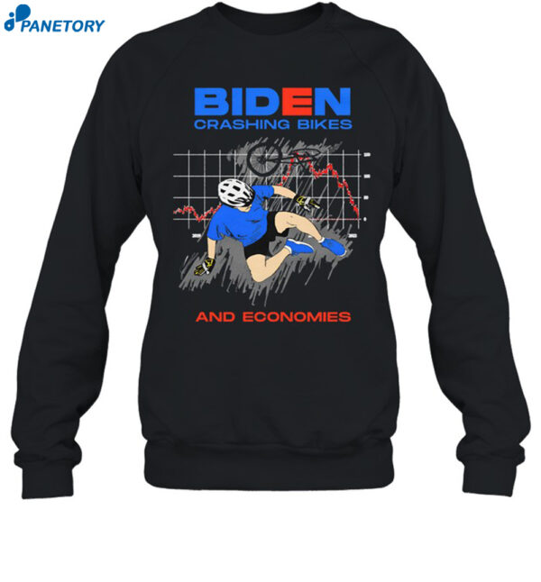 Shaneyy Ricch Biden Crashing Bikes And Economies Shirt