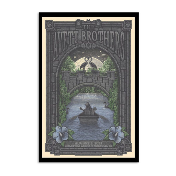 The Avett Brothers Chartway Arena Norfolk August 8 2023 Poster