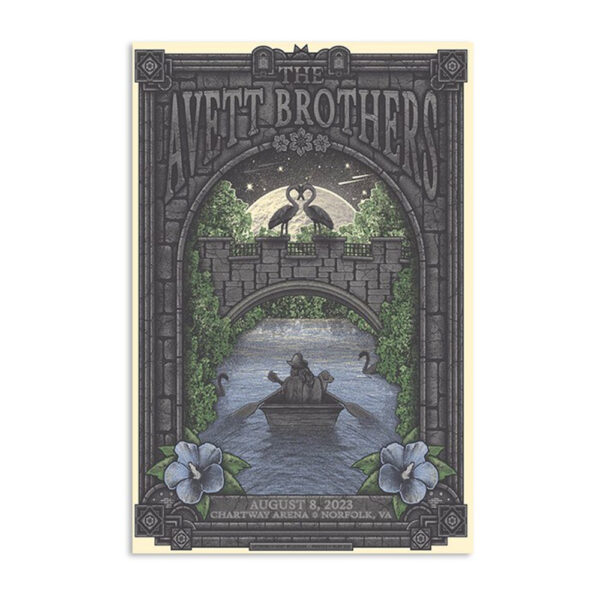 The Avett Brothers Chartway Arena & Norfolk Va Aug 8 2023 Poster