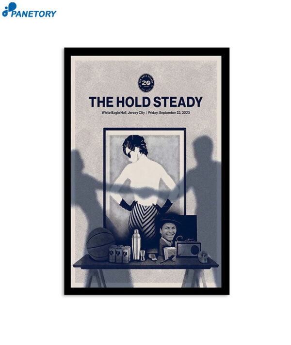 The Hold Steady White Eagle Hall Jersey City Nj Sep 22 2023 Poster