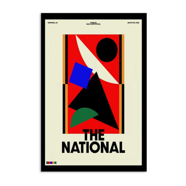 The National Montreal Ca Tour August 05 2023 Poster
